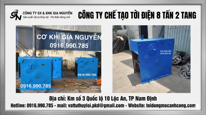 Công Ty Chế Tạo Tời Điện 8 Tấn 2 Tang Uy Tín, Giá Tốt Tại Việt Nam