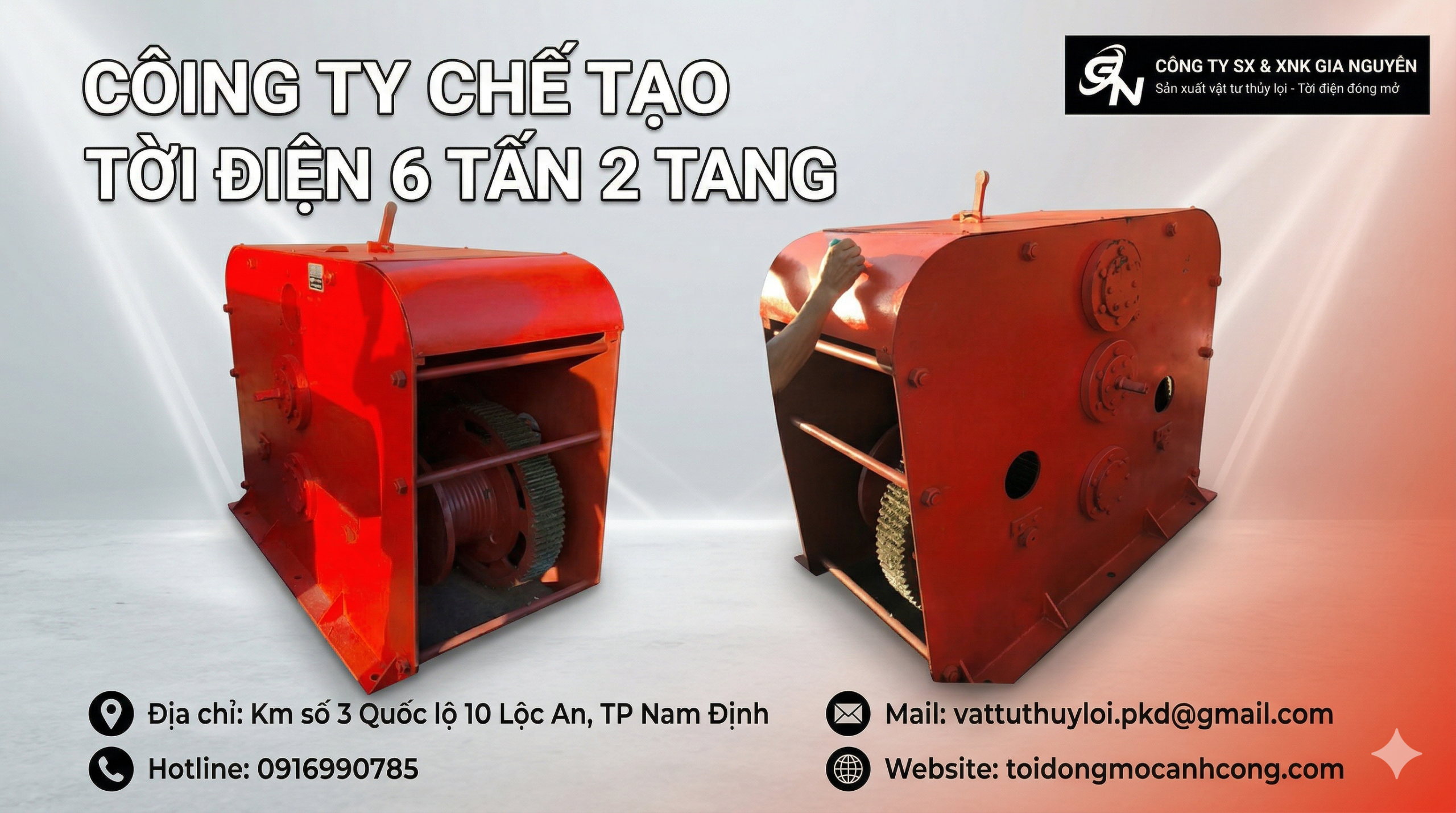 Công Ty Chế Tạo Tời Điện 6 Tấn 2 Tang Uy Tín – Giá Tốt, Sản Xuất Theo Yêu Cầu