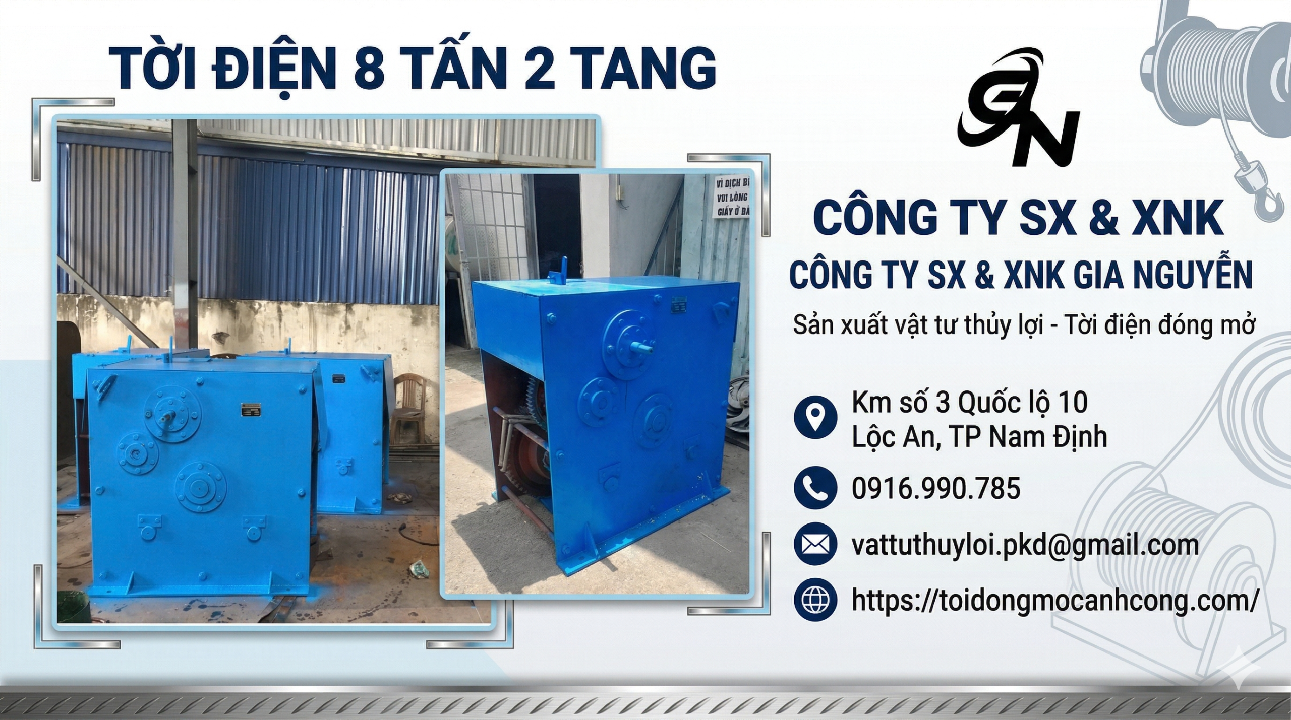 Tời Điện 8 Tấn 2 Tang Là Gì? Giải Pháp Nâng Hạ Công Suất Lớn, Hiệu Quả Cao