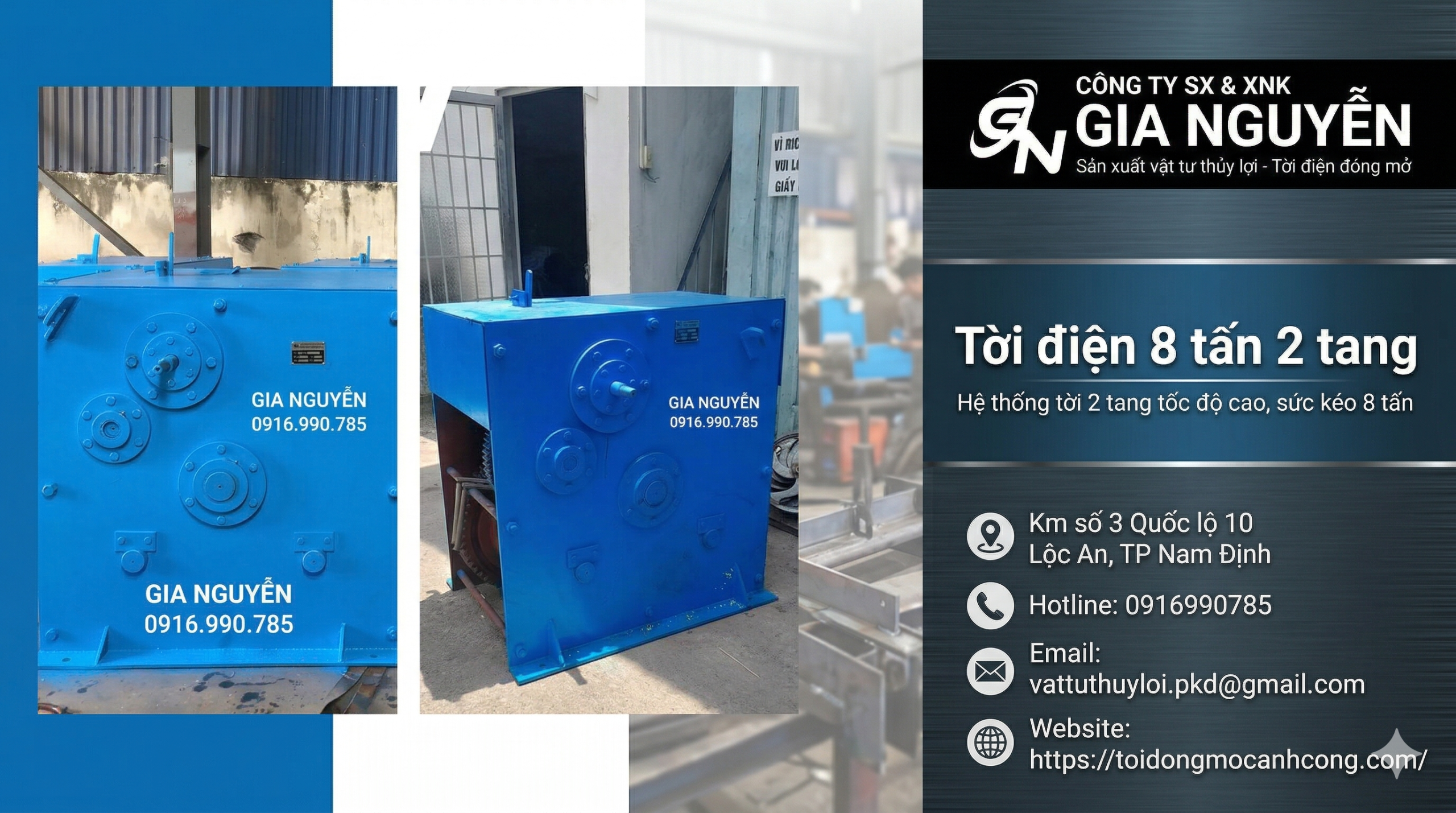 Báo Giá Tời Điện 8 Tấn 2 Tang Mới Nhất 2026 – Giá Tốt, Chất Lượng Cao